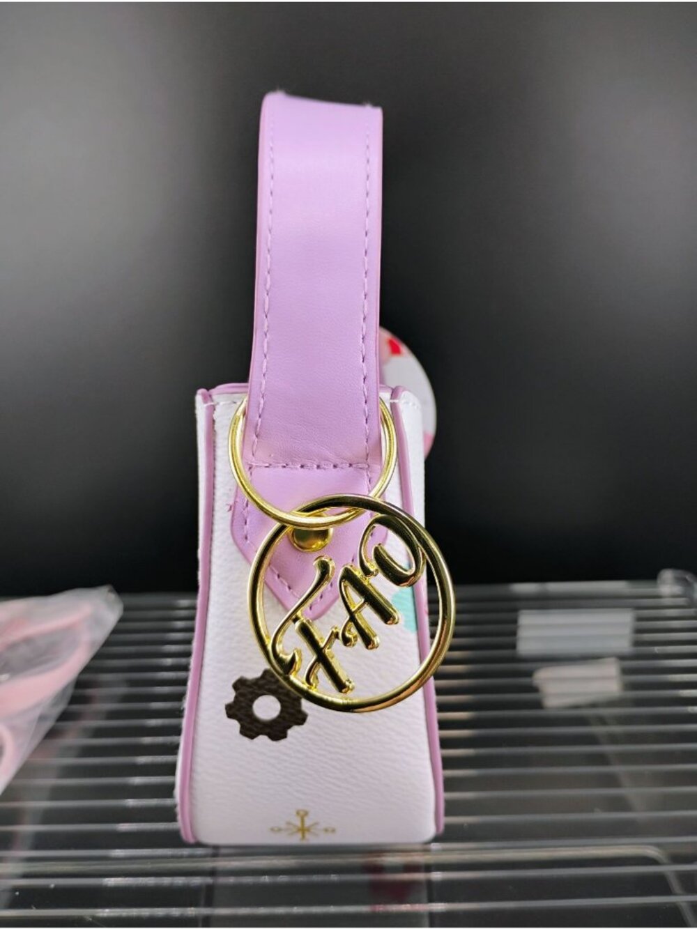 FAO Schwarz Soho Mini Handbag & Accessories White/Pink - Picture 5 of 7